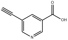 5-ethynylnicotinic acid 结构式