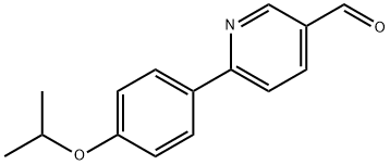 2-(4-(1-甲基乙氧基)苯基)吡啶-5-甲醛 结构式