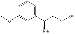 (R)-3-氨基-3-(3-甲氧基苯基)丙-1-醇 结构式