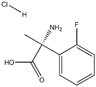 (R)-2-氨基-2-(2-氟苯基)丙酸 结构式