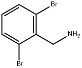 2,6-二溴苄胺 结构式