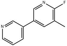 2-氟-3-甲基-5-(吡啶-3-基)吡啶 结构式