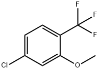 4-氯-2-甲氧基三氟甲苯 结构式