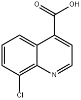 8-氯喹啉-4-羧酸 结构式