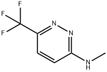 N-甲基-6-(三氟甲基)哒嗪-3-胺 结构式