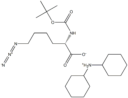 BOC-LYS(N3)-OH DCHA 盐 结构式