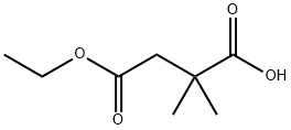 4-乙氧基-2,2-二甲基-4-氧代丁酸 结构式