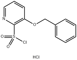 3-苄氧基吡啶-2-磺酰氯盐酸盐 结构式