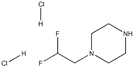 1-(2,2-二氟乙基)哌嗪盐酸盐 结构式