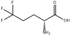 D-Norvaline, 5,5,5-trifluoro- 结构式