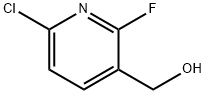 (6-Chloro-2-fluoropyridin-3-yl)methanol 结构式