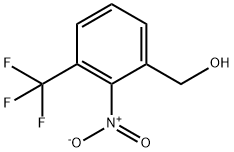 (2-nitro-3-(trifluoromethyl)phenyl)methanol 结构式