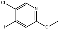 5-氯-4-碘-2-甲氧基吡啶 结构式