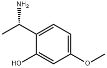 2-((1S)-1-AMINOETHYL)-5-METHOXYPHENOL 结构式