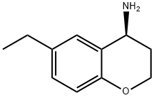 (S)-6-乙基色满-4-胺 结构式