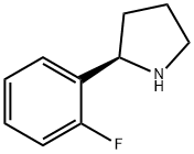 (R)-2-(2-氟苯基)吡咯烷 结构式