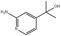 2-(2-氨基-4-吡啶基)-2-丙醇 结构式