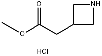 3-氮杂环丁烷乙酸甲酯盐酸盐 结构式
