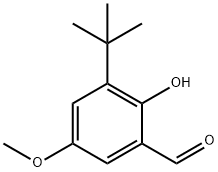 3-TERT-BUTYL-2-HYDROXY-5-METHOXYBENZALDEHYDE 结构式
