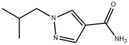 1-isobutyl-1H-pyrazole-4-carboxamide 结构式