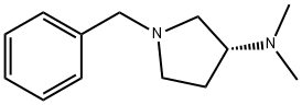 (R)-1-苄基-N,N-二甲基吡咯烷-3-胺 结构式