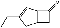 3-乙基双环 [3.2.0] 庚-3-烯-6-酮 结构式