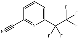 2-氰基-6-(五氟乙基)吡啶 结构式
