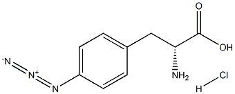 4-叠氮-D-苯丙氨酸,4-AZIDO-D-PHENYLALANINE HCL 结构式