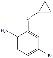 4-bromo-2-cyclopropoxyaniline 结构式