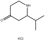 2-异丙基-4-哌啶酮盐酸盐 结构式