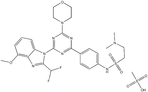 化合物 PWT33597 MESYLATE 结构式