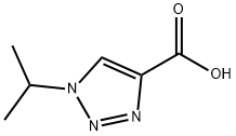 1-(丙-2-基)-1H-1,2,3-三唑-4-羧酸 结构式
