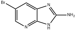 2-氨基-6-溴-3H-咪唑并[4,5-B]吡啶 结构式