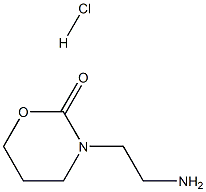 3-(2-氨乙基)-1,3-恶嗪-2-酮盐酸盐 结构式
