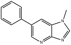 1-methyl-6-phenyl-1H-imidazo[4,5-b]pyridine 结构式