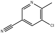 5-氯-6-甲基烟腈 结构式