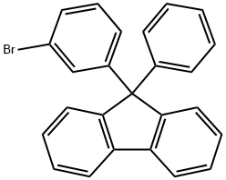 9-(3-溴苯基)-9-苯基-9H-芴 结构式