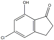 5-Chloro-7-hydroxy-indan-1-one 结构式