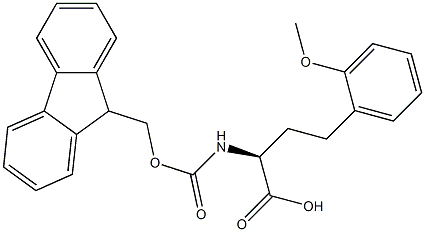 Fmoc-2-methoxy-L-homophenylalanine 结构式