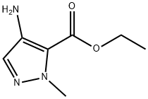 4-氨基-1-甲基-1H-吡唑-5-甲酸乙酯 结构式