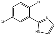 2-(2,5-二氯苯基)咪唑 结构式