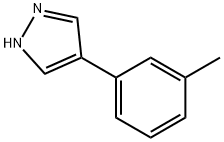 4-(间甲苯基)-1H-吡唑 结构式