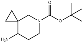 8-氨基-5-氮杂螺[2.5]辛烷-5-羧酸叔丁基酯 结构式