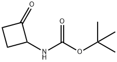 (2-氧代环丁基)氨基甲酸叔丁酯 结构式