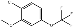 2-氯-5-三氟甲氧基苯甲醚 结构式