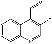 3-氟喹啉-4-甲醛 结构式