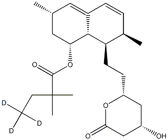Simvastatin D3 结构式