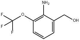 2-氨基-3-(三氟甲氧基)苄醇 结构式