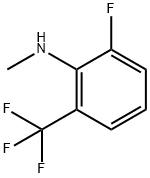 2-氟-N-甲基-6-(三氟甲基)苯胺 结构式