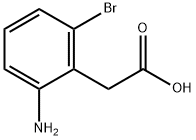 2-氨基-6-溴苯乙酸 结构式